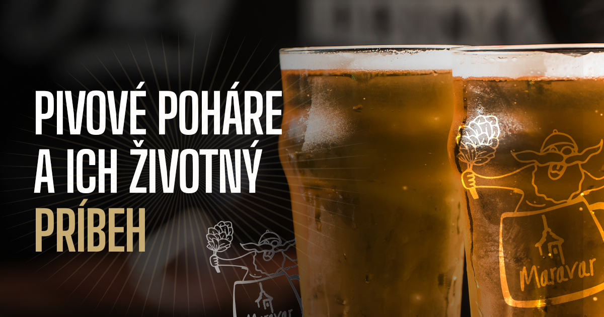 Pivové poháre, história a typy