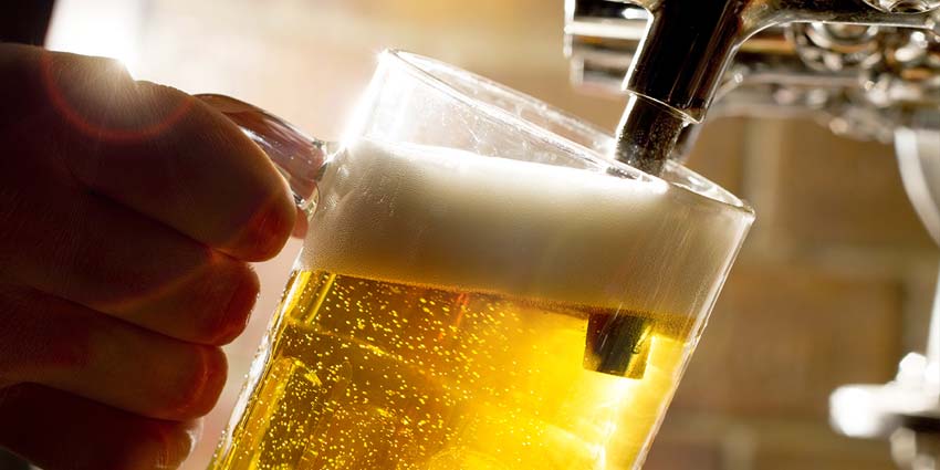 čapované pivo kompresorom