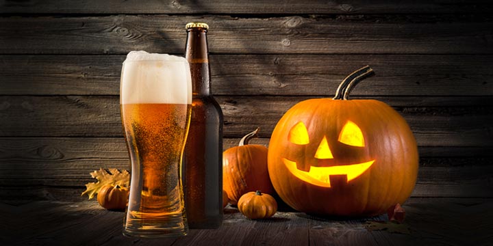 Halloween a pivo je dobré spojenie